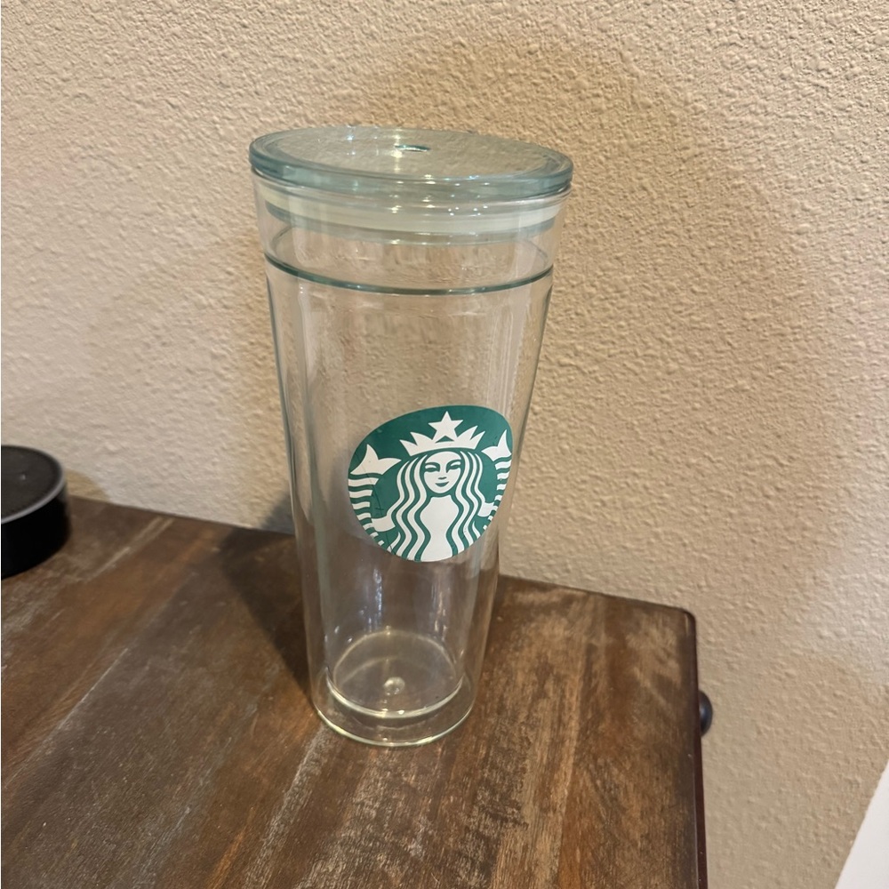 Starbucks Glass Venti Tumbler with Logo